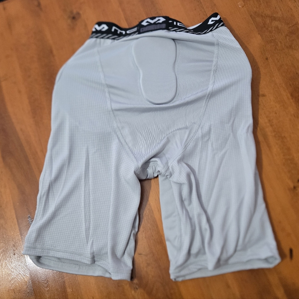 NWT McDavid Football Girdle Rival Integrated 5-Pad Girdle Grey Guards Size Large